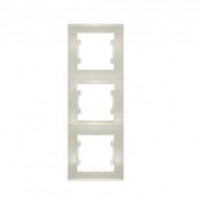 Рамка 3-м Бриллиант верт. сл. кость UNIVersal 7948691