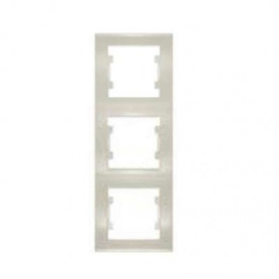 Рамка 3-м Бриллиант верт. сл. кость UNIVersal 7948691