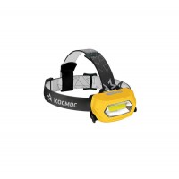 Фонарь аккумуляторный налобный COB 3Вт аккум. Li-Po до 1.2А.ч от USB КОСМОС KOC-LiPoH3WCOB Фонарь аккумуляторный налобный COB 3Вт аккум. Li-Po до 1.2А.ч от USB КОСМОС KOC-LiPoH3WCOB