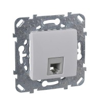 Розетка телефонная 1-м СП Unica RJ11 4 контакт. механизм бел. SchE MGU5.492.18ZD Розетка телефонная 1-м СП Unica RJ11 4 контакт. механизм бел. SchE MGU5.492.18ZD