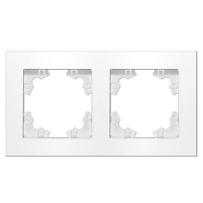 Рамка 2-м Афина универс. бел. Universal A0044 Рамка 2-м Афина универс. бел. Universal A0044