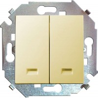 Выключатель 2-кл. СП Simon 15 16А IP20 с подсветкой винтов. зажим механизм сл. кость Simon 1591392-031 Выключатель 2-кл. СП Simon 15 16А IP20 с подсветкой винтов. зажим механизм сл. кость Simon 1591392-031